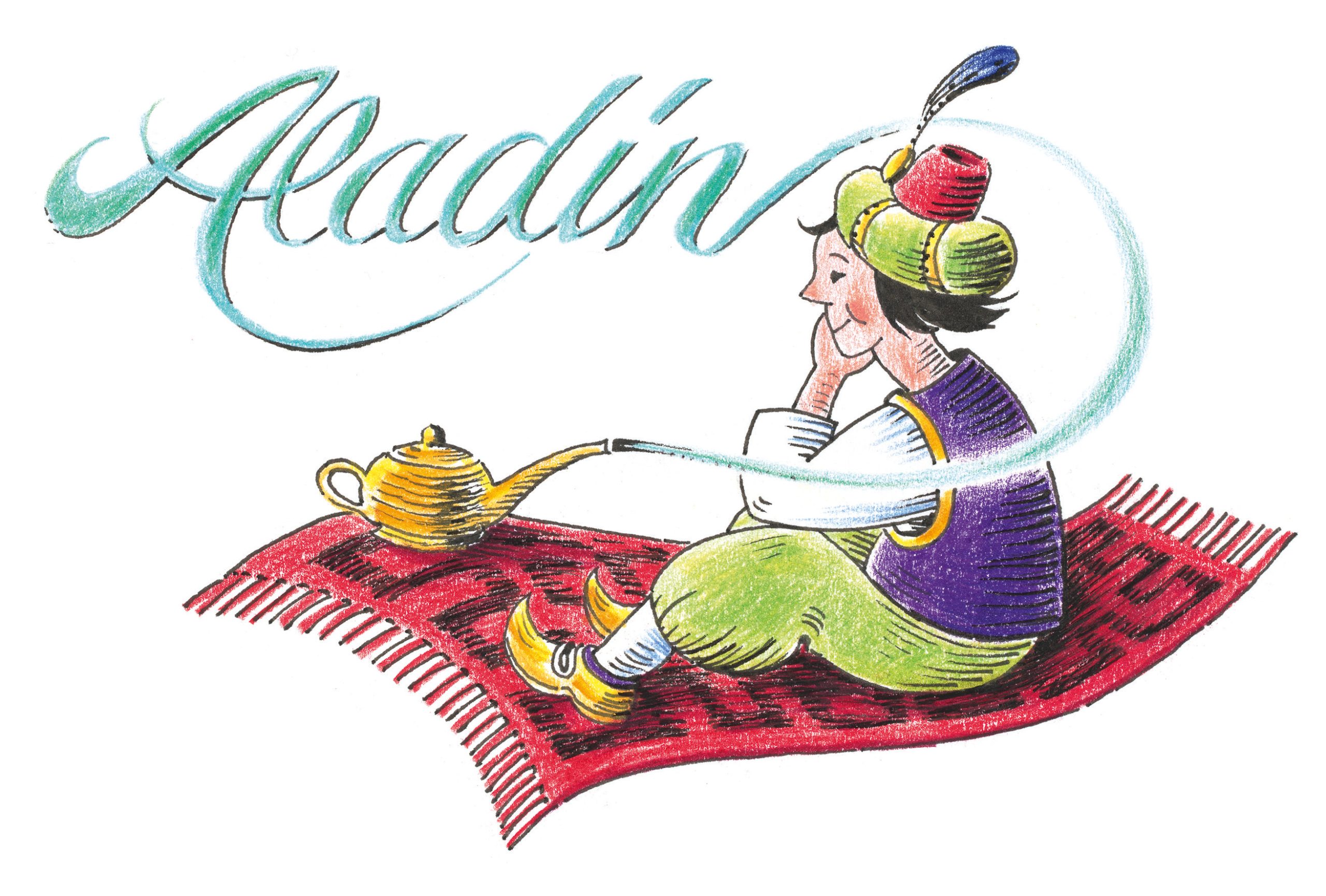 Plakatsujet Aladin Spielkreis Götzis